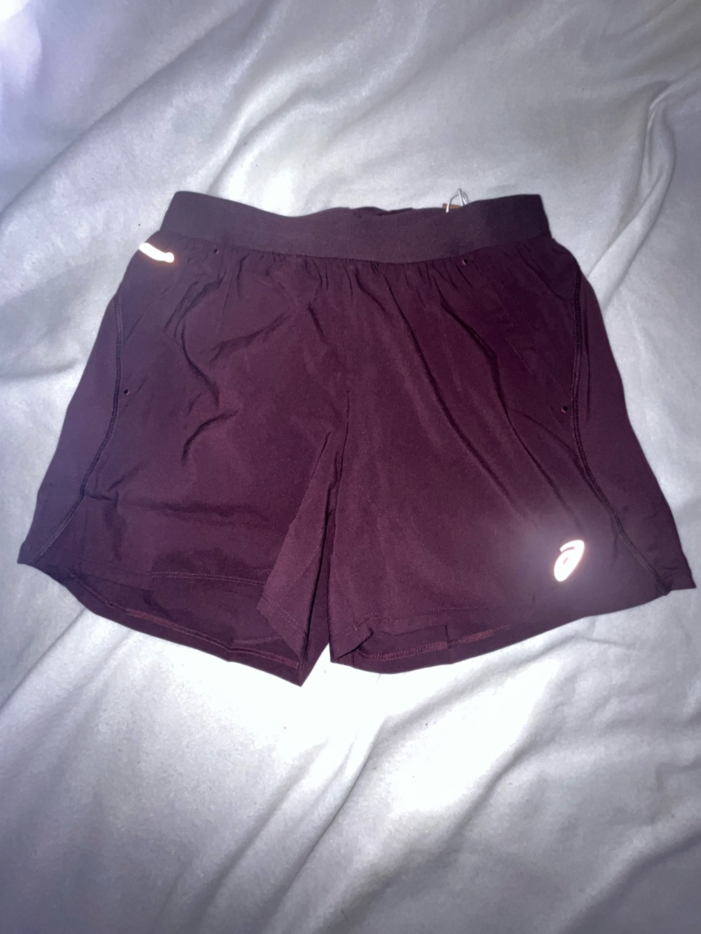 NWT ASICS Men’s Road 5" Running Shorts - Dark Currant (Medium)